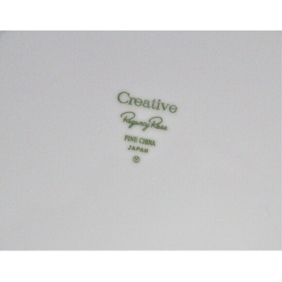 Vintage Creative Regency Rose  6" Saucers lot of 8 - Picture 11 of 11